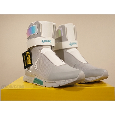 Scarpe Calzature uomo Scarpe da ginnastica Levohlt L85 LIGHT UP Sneaker Air Mag Style Back To Future Marty Mcfly 2020 